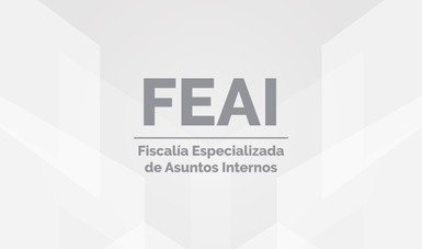 Letrero con las siglas de FEAI